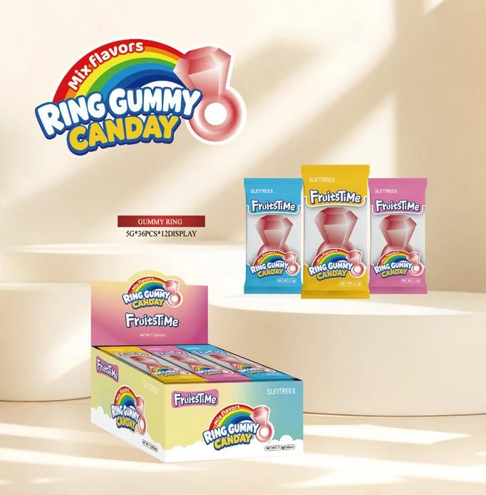 Mixed-Flavour Ring Gummies